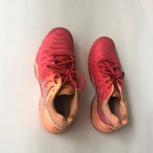 Girls ASICS tennis sneakers